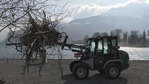 Kramer Radlader am See